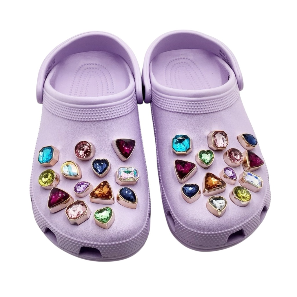 CrocsBejeweled Lilac Crocs Sandal